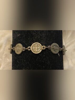 My Saint My Hero Benedictine Medal Bracelet